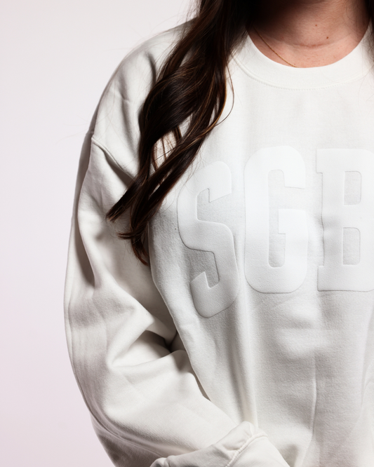 SGBC Signature Crew Sweatshirt (White Ink)